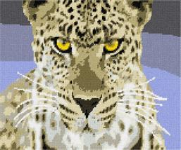 Pepita Needlepoint Canvas: Fierce Leopard, 12&quot; x 10&quot; - £67.27 GBP+