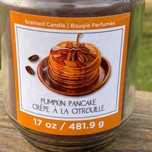 Ashland Scented Candle Pumpkin Pancake Scent  Single Wick Large Jar 17 o... - $8.99