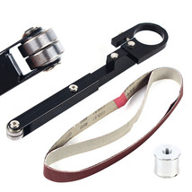 Angle Grinder Belt Sander Attachment Metal Wood Sanding Grinding Machine... - £27.39 GBP