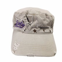 Scentsy Wickless Distressed Tan Army Cadet Hat Adjustable Cap Embroidered - £26.15 GBP