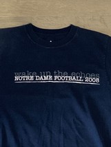 2008 Notre Dame Football Wake up the Echoes Adult Small Blue &quot;The Shirt&quot;... - £20.13 GBP