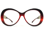Versace Sunglasses Frames MOD.4256-B 5075/13 Black Clear Red Fade Gold 5... - £90.93 GBP