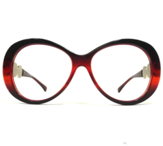 Versace Sunglasses Frames MOD.4256-B 5075/13 Black Clear Red Fade Gold 58-15-135 - £88.21 GBP