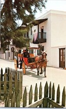 San Agustin Antiguo St Augstine Horse &amp; Carriage Florida Postcard - £5.17 GBP