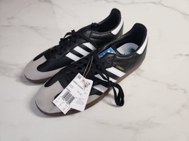 Adidas Samba Classic Indoor Soccer Shoe - Black/White-12.5 - £58.54 GBP