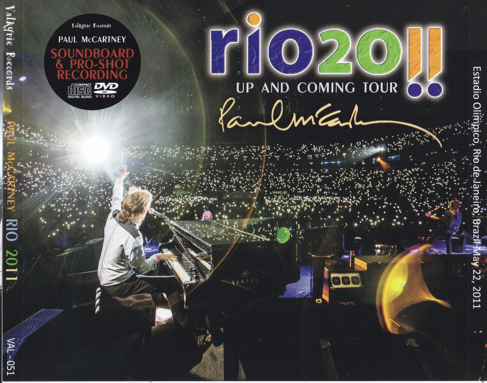 Paul McCartney Live in Rio 2011 2 CD 1 DVD Pro-Shot Soundboard Rare - $29.00