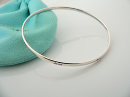 Tiffany &amp; Co Silver Picasso Red Enamel Kiss Bangle Bracelet Rare Gift Love Pouch - £288.40 GBP