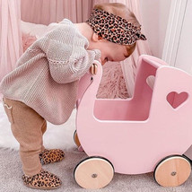 Sebra Baby Walker Moover Love Doll Stroller Small Wooden Baby Kids Over ... - £120.86 GBP