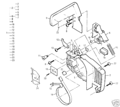 Chainbrake Assembly Mcculloch Maccat 3200 3210 3212 225 - £71.76 GBP