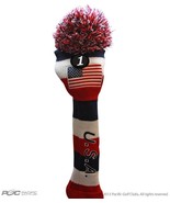 lady golf driver headcover USA Red White Blue ladies KNIT Head Headcover... - $59.57 CAD