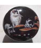 Ceramic Cabinet Knobs w/ Barn Cat #1 domestic - $7.27 CAD
