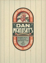 Dan McKlusky&#39;s Restaurant Menu Austin &amp; Houston Texas 1989 - £37.54 GBP