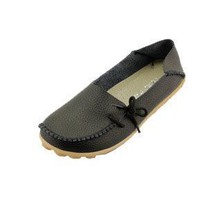 Free shipping Women Genuine Leather Mother Shoes Women&#39;s Soft Leisure Flats Fema - £22.79 GBP