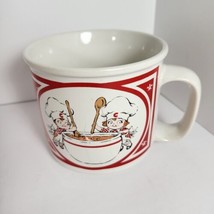 Campbell Soup Coffee Mug Cup Vintage 1991 Large White Red Kids - $11.97