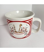 Campbell Soup Coffee Mug Cup Vintage 1991 Large White Red Kids - £9.46 GBP