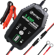3 AMP Car Battery Charger, 6V/12V Trickle Charger and Maintainer, Fully-Automoti - £27.53 GBP