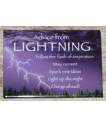 YOUR TRUE NATURE Advice from Lightning~&quot;Stay Current-Charge Ahead&quot;~Fridg... - £5.87 GBP