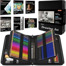 Shuttle Art 124 Pcs Drawing Kit, Professional Drawing Supplies With Sketch, - $45.92