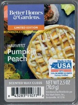 Harvest Pumpkin Peach Better Homes and Gardens Scented Wax Cubes Tarts Melts - £3.14 GBP
