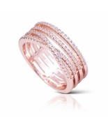 Criss Cross Stack Crystal Ring Rose gold Size 9 - €21,42 EUR Criss Cross Stack Crystal Ring Rose gold Size 9 - €21,42 EUR