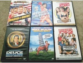 Deuce Bigalow 1 &amp; 2, American Pie 1 &amp; 2, Talladega Nights &amp; Blades Of Glory DVD - £10.55 GBP