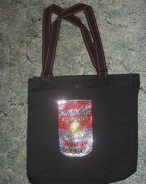 Campbell's Soup- Tote Bag-Sequined Logo- New - $12.50