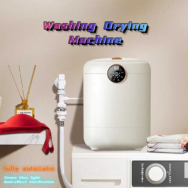 New Fully Automatic Mini Washing Machine Washing and Drying Machine Small - $305.67+