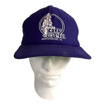 Vintage Shippensburg PA Purple Corn Festival Snapback Trucker Hat Mesh N... - £21.92 GBP