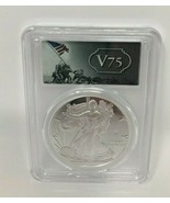 2020 END WORLD WAR II 75th ANNIVERSARY SILVER EAGLE PROOF COIN V75, PCGS... - £325.17 GBP