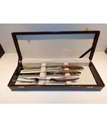 Samurai Stainless Japan Meat Carving Set Knives + Fork in Case - £35.27 GBP