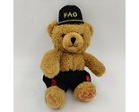 FAO Schwarz Christmas Plush Soldier Teddy Bear Nutcracker -Missing Jacke... - $7.12