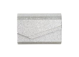 allbrand365 designer Womens Maria Envelope Glitter Clutch Color Silver S... - £38.97 GBP