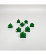 Carcassonne - Set of 8 Green Meeples - Brand New - $9.89