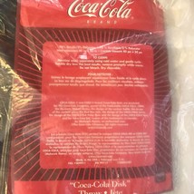 Avon vintage Coca-Cola disk throw - 40 in x 50 in - new and sealed bag - £32.75 GBP