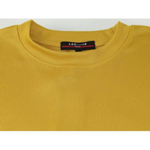 Mens Dressy T-Shirt  Log-In Uomo Soft Crew Neck Corded Short Sleeves 218 Gold image 6
