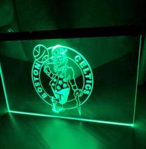 Boston Celtics Basketball LED Neon Sign Hang Signs Wall Home Decor Gift Crafts  - £20.77 GBP+