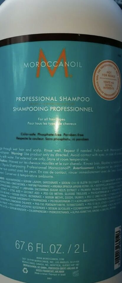 Moroccanoil Hydration ( For All Hair Types Formula ) Shampoo 67.6oz - $76.99