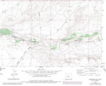 Bonneville Quadrangle Wyoming 1957 USGS Topo Map 7.5 Minute Topographic - £19.15 GBP