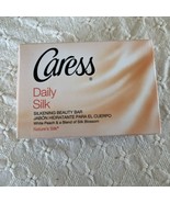 Vintage Caress Daily Silk Silkening Beauty Bar White Peach &amp; Silk Blosso... - £16.57 GBP