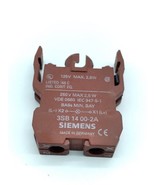 Siemens 3SB-14-00-2A Contact Block TESTED  - $39.39 CAD