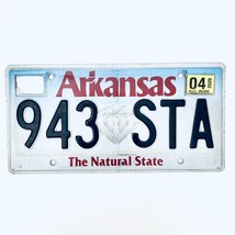 2020 United States Arkansas Natural State Passenger License Plate 943 STA - £13.12 GBP