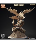 3D Printed Clay Cyanide Quetzalcoatl Pantheon of Aztecs Ragnarok D&amp;D - $873.66 MXN