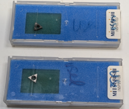 Lot of 2 USED MITSUBISHI NP-TPMB080204G NP-TPMB1.51.51G Grade MB825 INSERTS - $455.59 MXN
