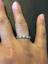 Pandora .925 Silver Alluring Brilliant Marquise Stackable Ring 190940CZ ... - $59.95