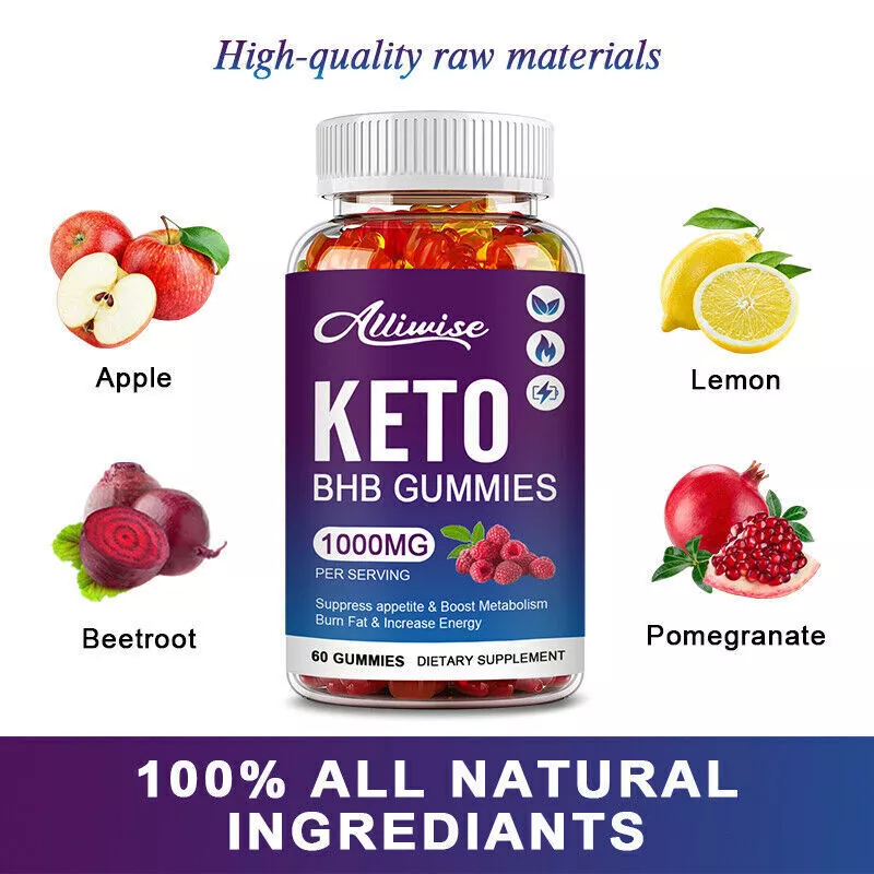 60 Keto ACV Gummies for Weight Loss &amp; Fat Burning Support Metabolism &amp; A... - $30.18