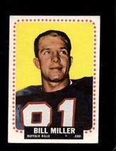 1964 Topps #32 Bill Miller Vg+ Bills Nicely Centered - $4.66