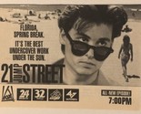 21 Jump Street Tv Series Print Ad Vintage Johnny Depp TPA1 - $5.93