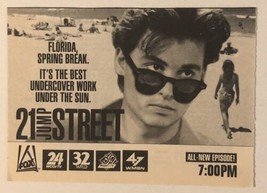 21 Jump Street Tv Series Print Ad Vintage Johnny Depp TPA1 - £4.66 GBP
