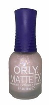 NEW!!!  ORLY MATTE FX ( PINK FLAKIE TOPCOAT ) 20813 NAIL LACQUER / POLIS... - £31.44 GBP