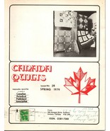 Canada Quilts Magazine Spring 1979 Issue #28 - $11.21 CAD